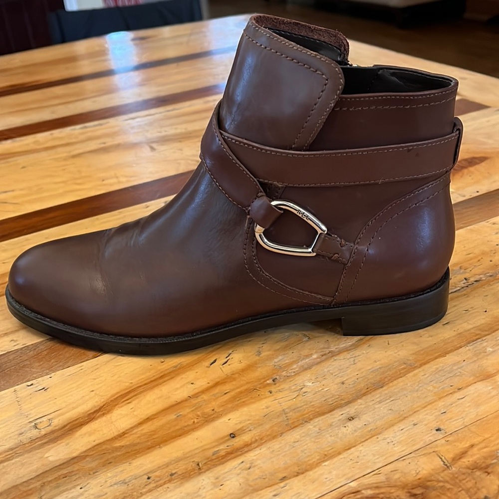 Ralph Lauren leather booties.